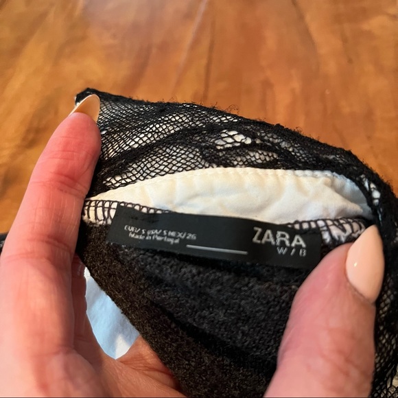 GREY COLLAR ZARA TOP - Picture 3 of 3